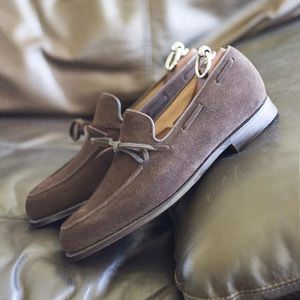 Crockett & Jones x Brooks Brothers string loafers